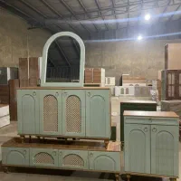 اینه کنسول حصیری|بوفه، ویترین، کنسول|ملارد, |دیوار