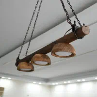 لوستر چوبی|لوستر و چراغ آویز|چهاردانگه (تهران), |دیوار