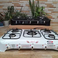 اجاق گاز رومیزی لعاب یک دو سه پنج شعله سفید مشکی|اجاق گاز و لوازم برقی پخت‌وپز|رشت, نظری|دیوار