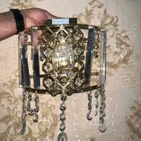 لوستر دیوارکوب کریستالی نو|لوستر و چراغ آویز|قزوین, |دیوار