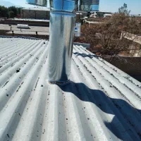 نصب وکاربیت لوله بخاری وشومینه سقف شیروانی|خدمات پیشه و مهارت|سیرجان, |دیوار