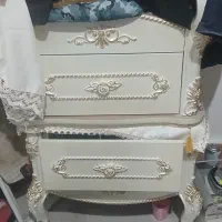 تخت خواب دونفره با میزارایش|تخت و سرویس خواب|خوی, |دیوار