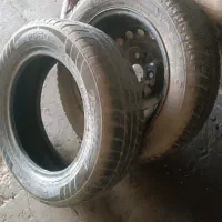 ۲عدد لاستیک و ۱عدد رینگ ک روی لاستیک هست ۲ تومن|قطعات یدکی و لوازم جانبی|داراب, |دیوار