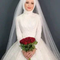 لباس عروس شیک و خاص و دوخت تمیز و آماده تحویل