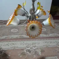 لوستر 5 شاخه فلزی