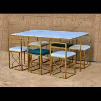 میز صندلی ناهارخوری غذاخوری ۶ نفره مستطیل|میز و صندلی غذاخوری|خمینی‌شهر, |دیوار