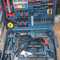 دریل چکشی ۱۰۰پارچه باس