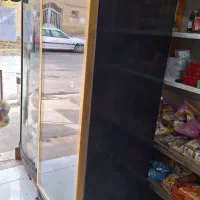 یخچال ویترینی تک درب مشکی دور طلایی عرض ۷۰|فروشگاه و مغازه|نیشابور, هفده شهریور|دیوار