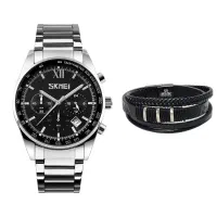 ساعت مچی کوارتز اسکمی به همراه دستبند