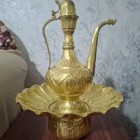 آفتابه و لگن برنزی