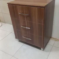 دراور ۳ کشو ملامینه ، قفسه کتاب و میز تحریر