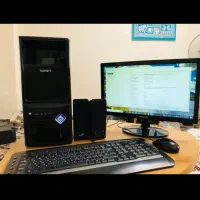 سیستم کامل کامپیوتر ASUS + مانیتور+هارد 1 ترا
