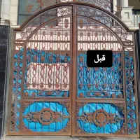 رنگ آمیزی ساختمان.پولستر کاری .پتینه .کابینت.اشکاف|خدمات پیشه و مهارت|مشهد, هفت تیر (آب و برق)|دیوار