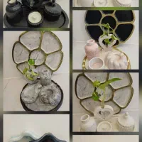 شمع وظروف سنگ مصنوعی