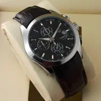 ساعت مچی تیسوت 4موتور فعال کرنوگراف بند چرمی