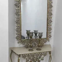 آینه شمعدون برنج اصل|آینه|کهریزک, |دیوار