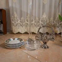 بشقاب میوه خوری و شکلات خوری کاملا سالم و درحد نو