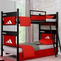 تخت دوطبقه فلزی باکفی تش‌ک ۴ملیون