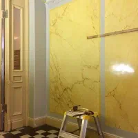 میکروسمنت .پتینه .ورقطلا . نقاشی کلاسیک .طرحسنگ|خدمات پیشه و مهارت|کاشان, باغ فین|دیوار