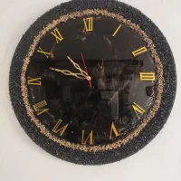 ساعت دیواری رزینی کریستالی