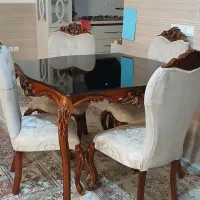 میز نهار خوری چهار نفره ۱.۵ در ۱.۵ باتخفیف