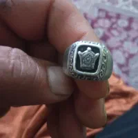 انگشتر نقره تاج دست ساز
