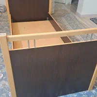 تخت یکنفره تمام ام دی اف کاملا سالم با دو کشو|تخت و سرویس خواب|تهران, تاکسیرانی|دیوار