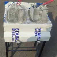 سرخکن دو لگن و تک لگن گازی پایه دار  و رومیزی