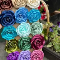 گل رز روبانی  دسته گل عروس شاخه گل کادویی هدیه|گل مصنوعی|مشهد, گاز|دیوار
