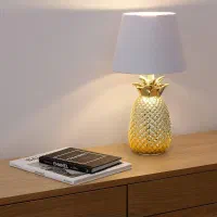 چراغ رومیزی آناناسی LED ناواریس /  دکوری و خواب