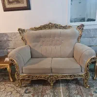 مبل سلطنتی کاملا نو|مبلمان خانگی و میز عسلی|بیرجند, |دیوار