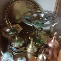 منقل برنجی معاوضه با گوشی درحد نو بدون تعمیر