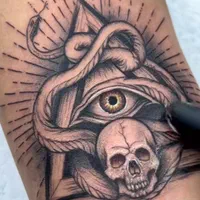 اجرای تتو بدن و اموزش تتو بدن و تتو ابرو|خدمات آرایشگری و زیبایی|فردیس, شهرک ناز|دیوار