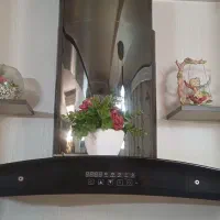 هود گرین هاوس مشکی دکمه لمسی