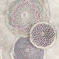 سفره حصیری گرد