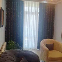 پرده کتان پانچی مینیمال اندازه‌گیری رایگان