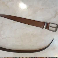 کمر بند چرمی قهوه ای مردانه