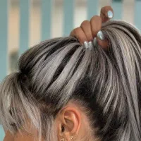 رنگ کوتاهی میکاپ و شنیون تتو مژه کراتین فقط ۴۰۰