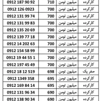 کد یک رنج 650 تا 750|سیمکارت|تهران, بوستان سرخه حصار|دیوار