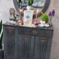 میزتی وی و جاکفشی همر اه اینه