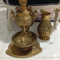 سماور ذغالی برنجی طرح هخامنش نو