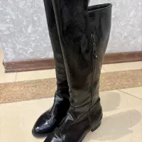 بوت ورنی ترک رنگ مشکی ،، سایز ۳۸|کیف، کفش، کمربند|تهران, پونک|دیوار