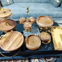 سرویس پذیرایی چوبی 7قلم
