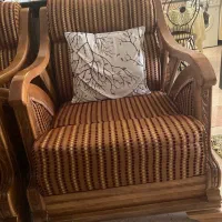 مبل با چوب راش|مبلمان خانگی و میز عسلی|محلات, |دیوار