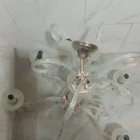 2عدد لوستر کریستال اصل ۶شاخه