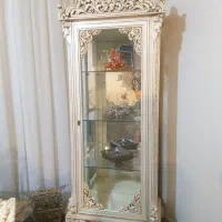 فروش بوفه و ساعت چوبی درحد نو|بوفه، ویترین، کنسول|آبگرم, |دیوار