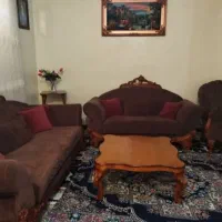 مبل با میز و گل میز عسلی