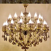 لوستر ۵شاخه ده لامپ فلورانس|لوستر و چراغ آویز|سنندج, |دیوار