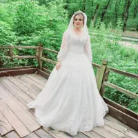 انواع لباس عروس سفید و رنگی نو و تمیز