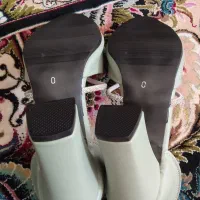 کفش سبز سایز 40پاشنه بلند بسیار زیبا|کیف، کفش، کمربند|محمدیه-قزوین, |دیوار